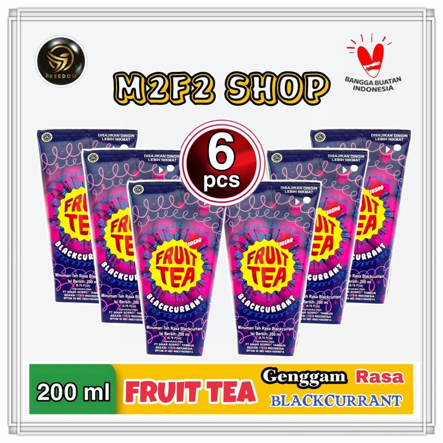 

Fruit Tea Genggam Blackcurrant - 200 ml (Kemasan 6 Pcs)