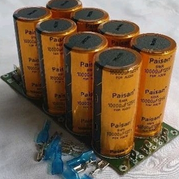 Kit PSU 8 Elco PAISAN 10000uf 125V ORIGINAL