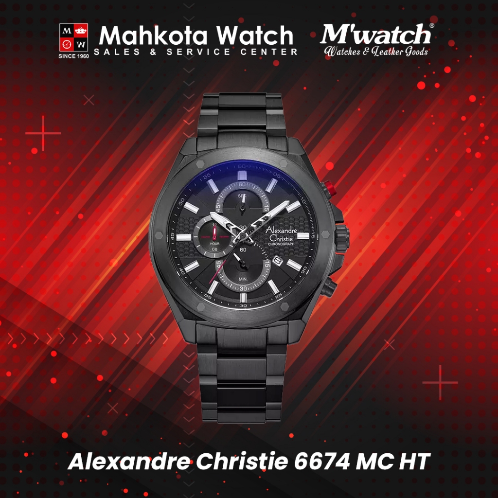 JAM TANGAN PRIA ALEXANDRE CHRISTIE 6674MC ORIGINAL