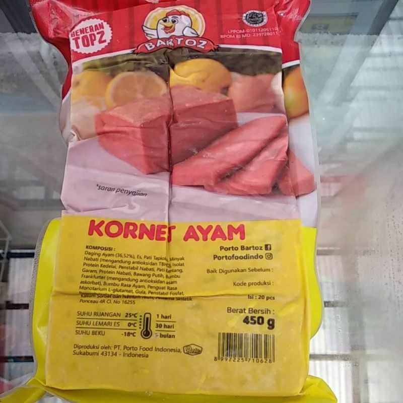 

Bartoz Kornet Ayam 450gr