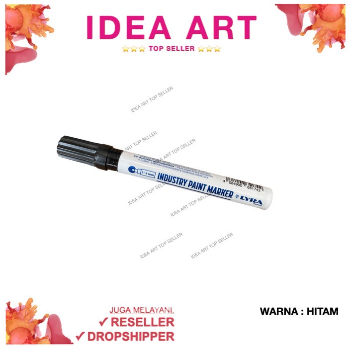 

Spidol Ban Marker Permanen Lyra Industry Marker Germany Hitam 4040099 - Satuan