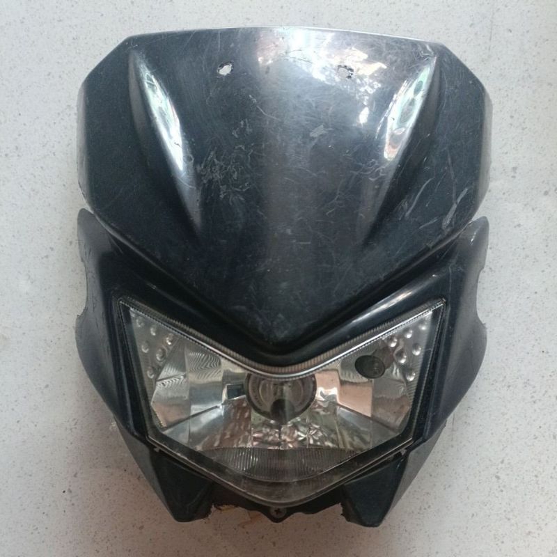 batok lampu depan klx old original