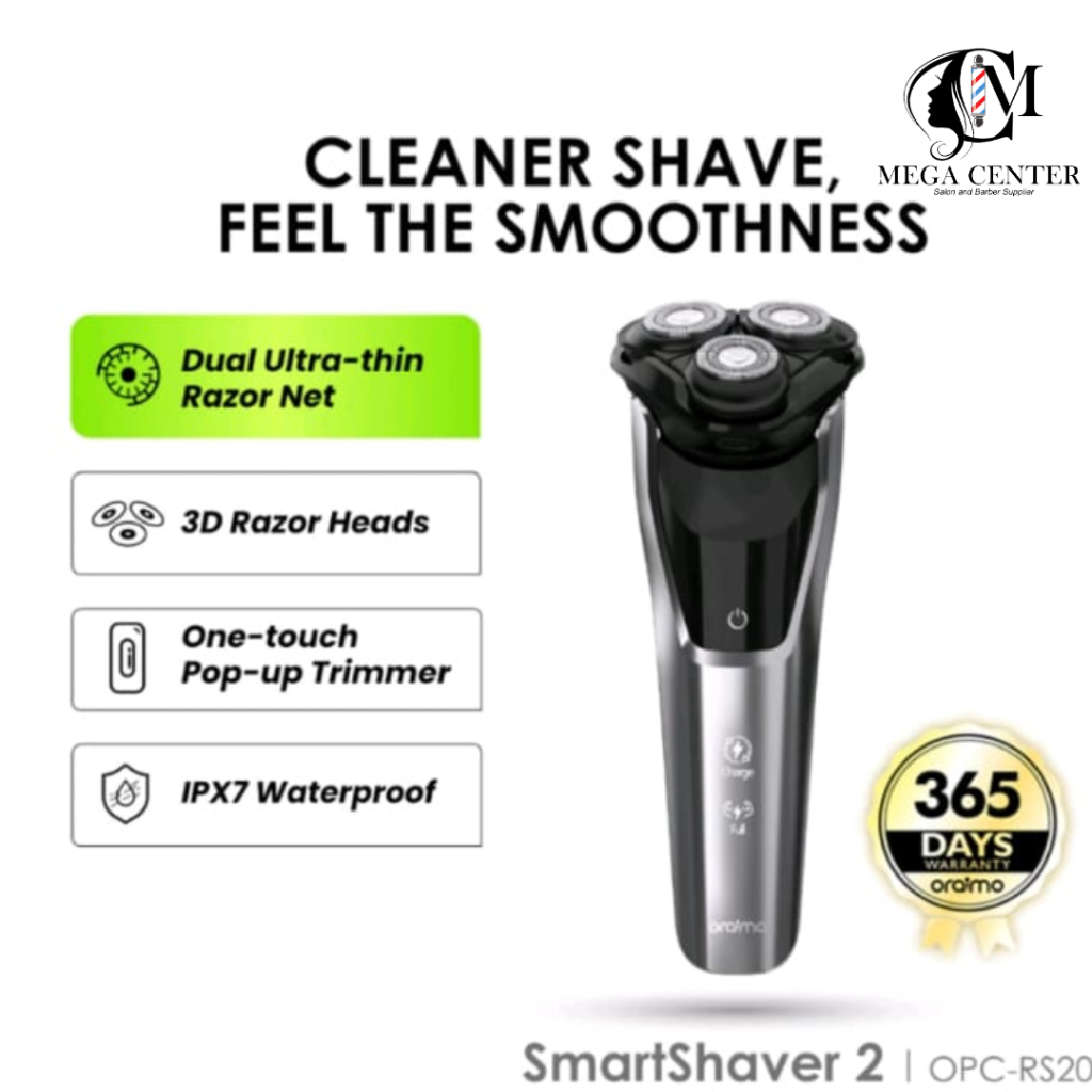 Oraimo Smart Shaver Alat Cukur Electric 5V Razor 3D IPX7 OPC-RS20