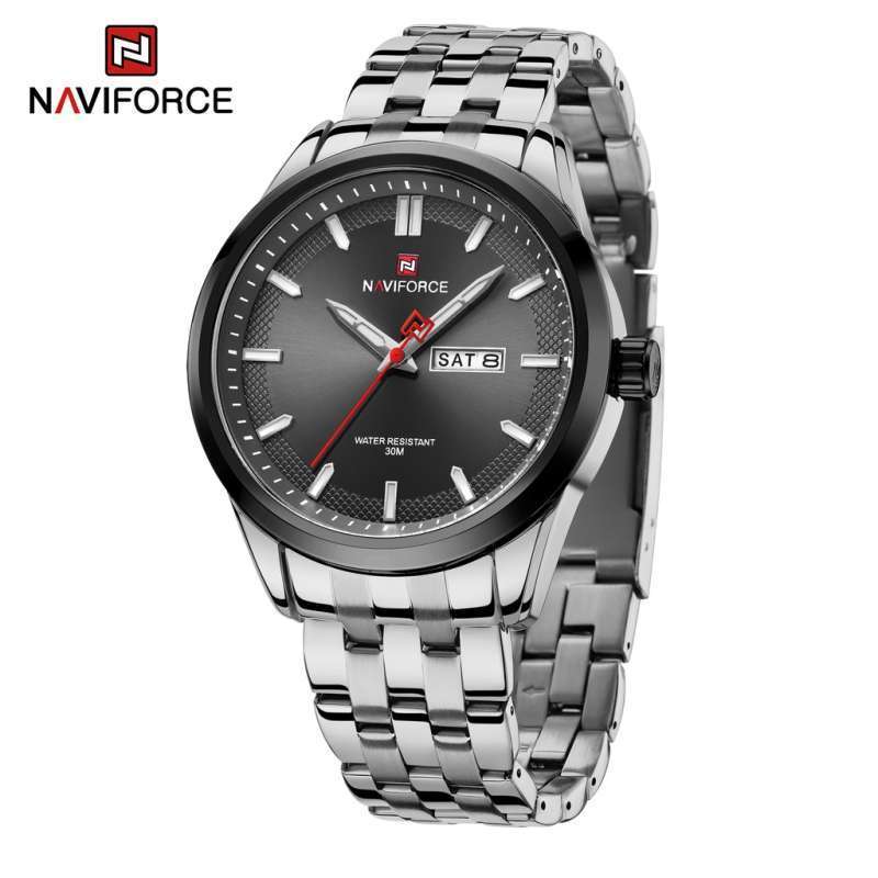 jam tangan rantai pria naviforce type 9203