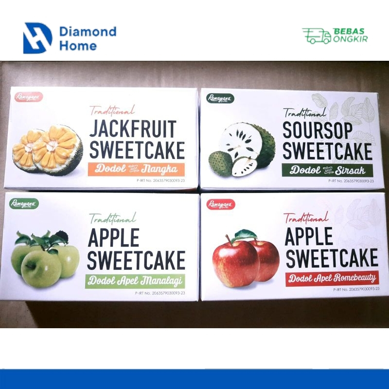 

Camilan Dodol Buah Sweetcake Ramayana Oleh - Oleh Khas Malang Paket 2 pcs