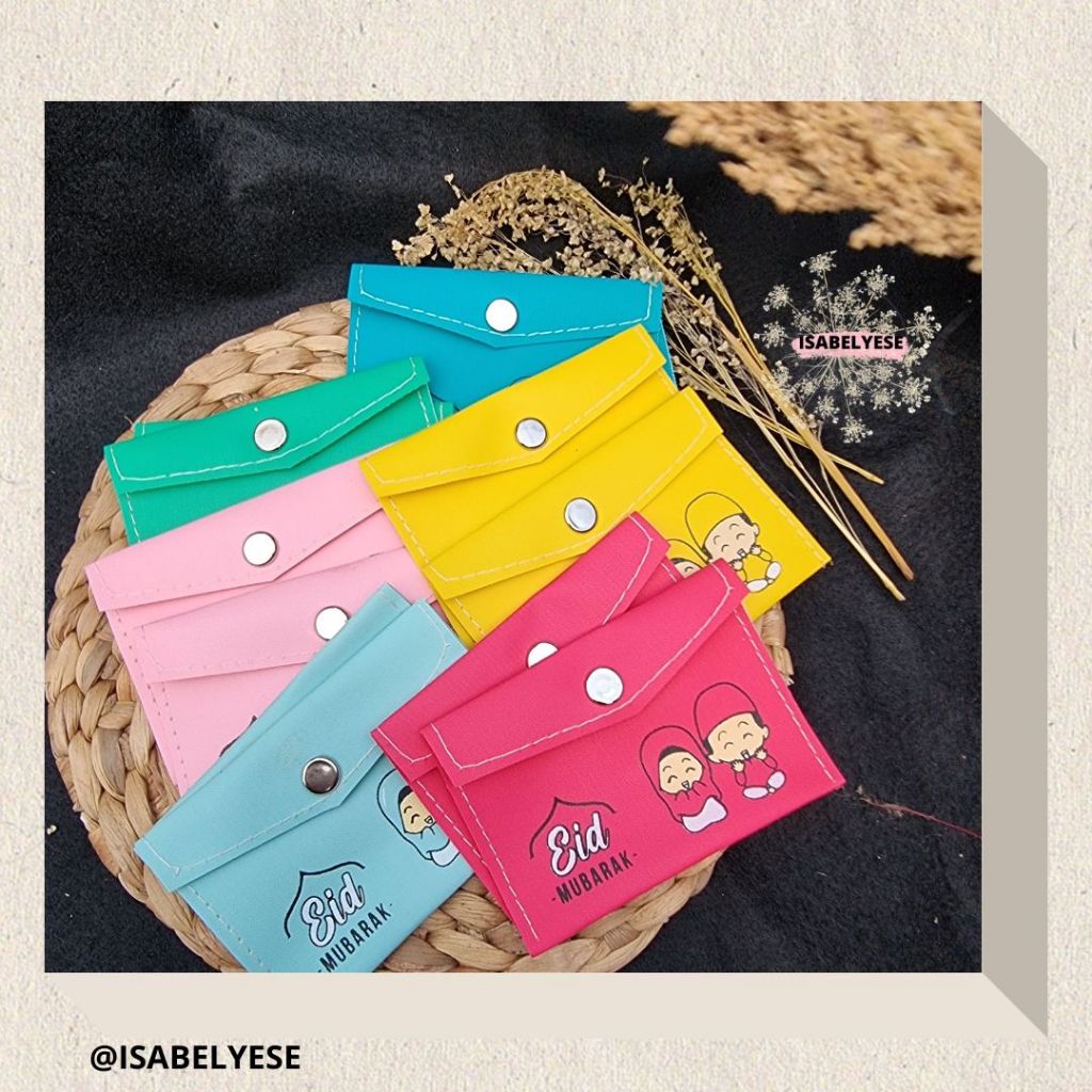 

❤✔ Dompet Amplop Angpao MINI Berkancing Berkualitas || random warna dan Motif