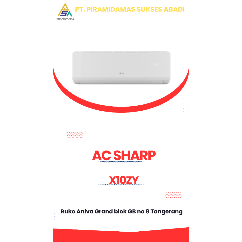 AC SHARP 1PK X10ZY INVERTER