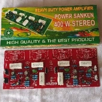 Kit Driver Power Sanken 400 Watt Stereo by Bravo