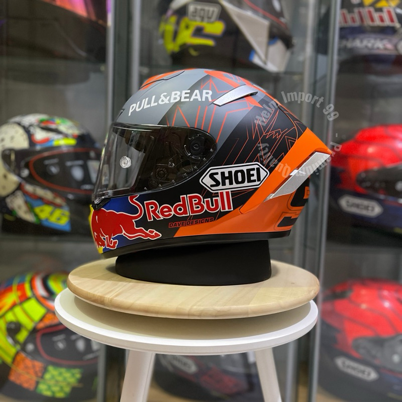 HELM SHOEI X14 BLACK CONCEPT V2 REDBULL 1:1 FRP