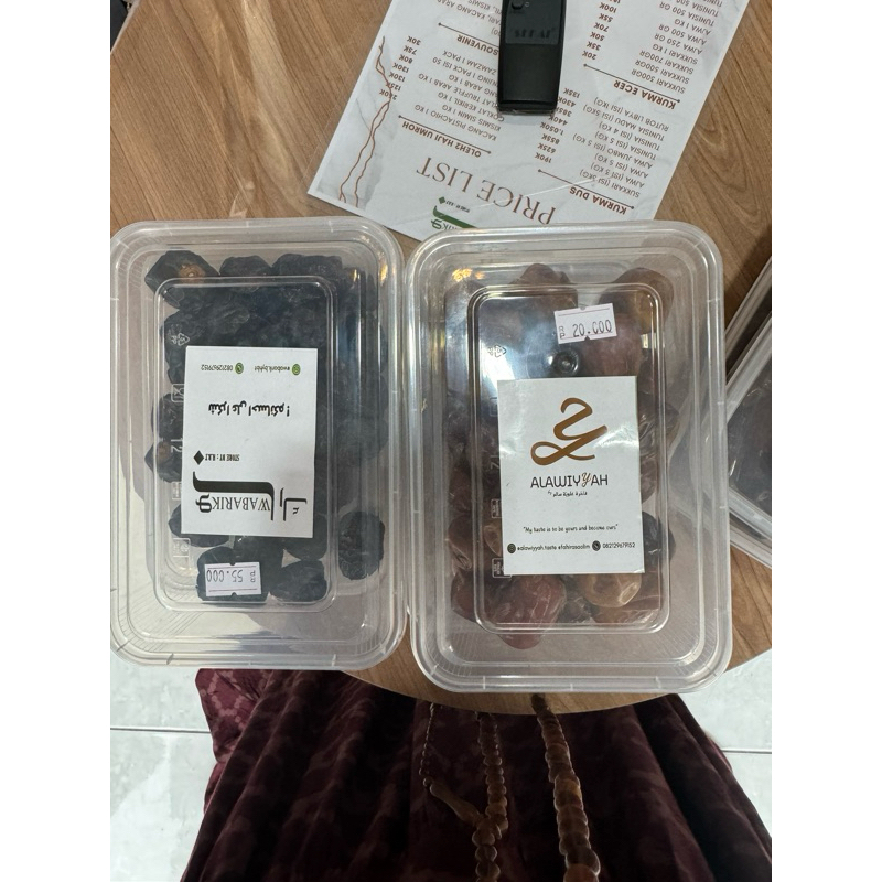 

KURMA KURMA ECER 250 gram IMPORT MURAH HIGIENIS