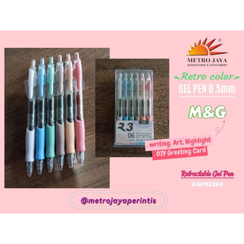 

Bolpoint gel/bolpen warna/Tinta warna/Bolpoint warna/Retractable gel pen