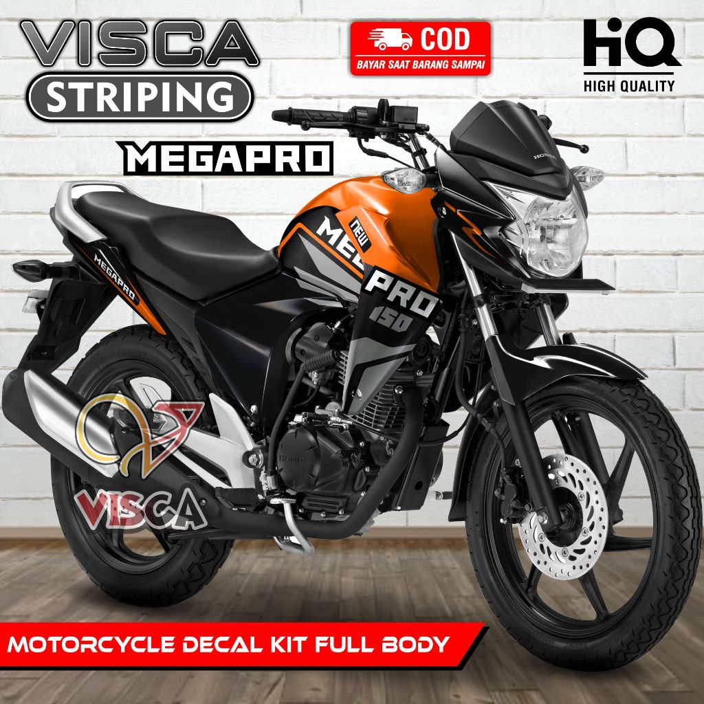 Decal Megapro New Full Body - Stiker Megapro New - Dekal Megapro New Full Body - Striping Megapro Ne