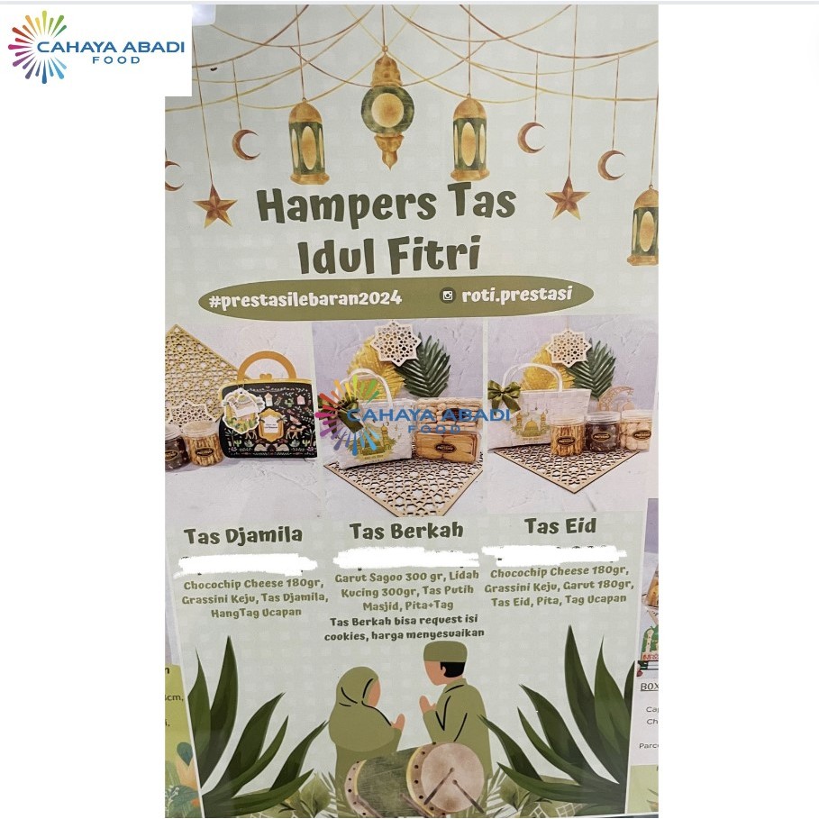 

Hampers Lebaran Roti Prestasi Solo 2024 ( Model Tas )