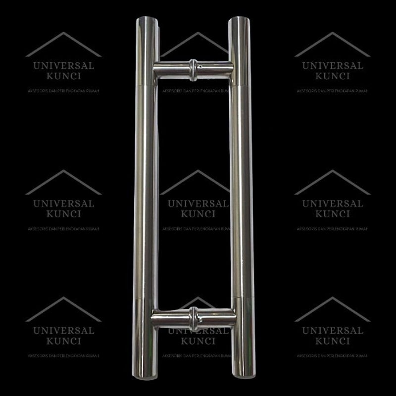 PULL HANDLE PIPA STAINLESS 120 CM TARIKAN PINTU MINIMALIS CHROME DOFF