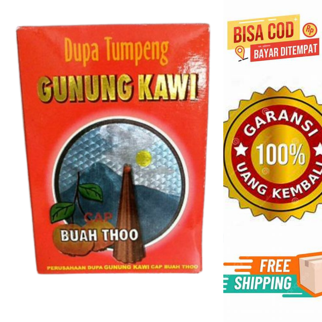 Dupa / Dupa Tumpeng Gunung Kawi Buah Tho / Dupa Tumpeng Gunung Kawi Buah Tho Merah / Dupa Tumpeng