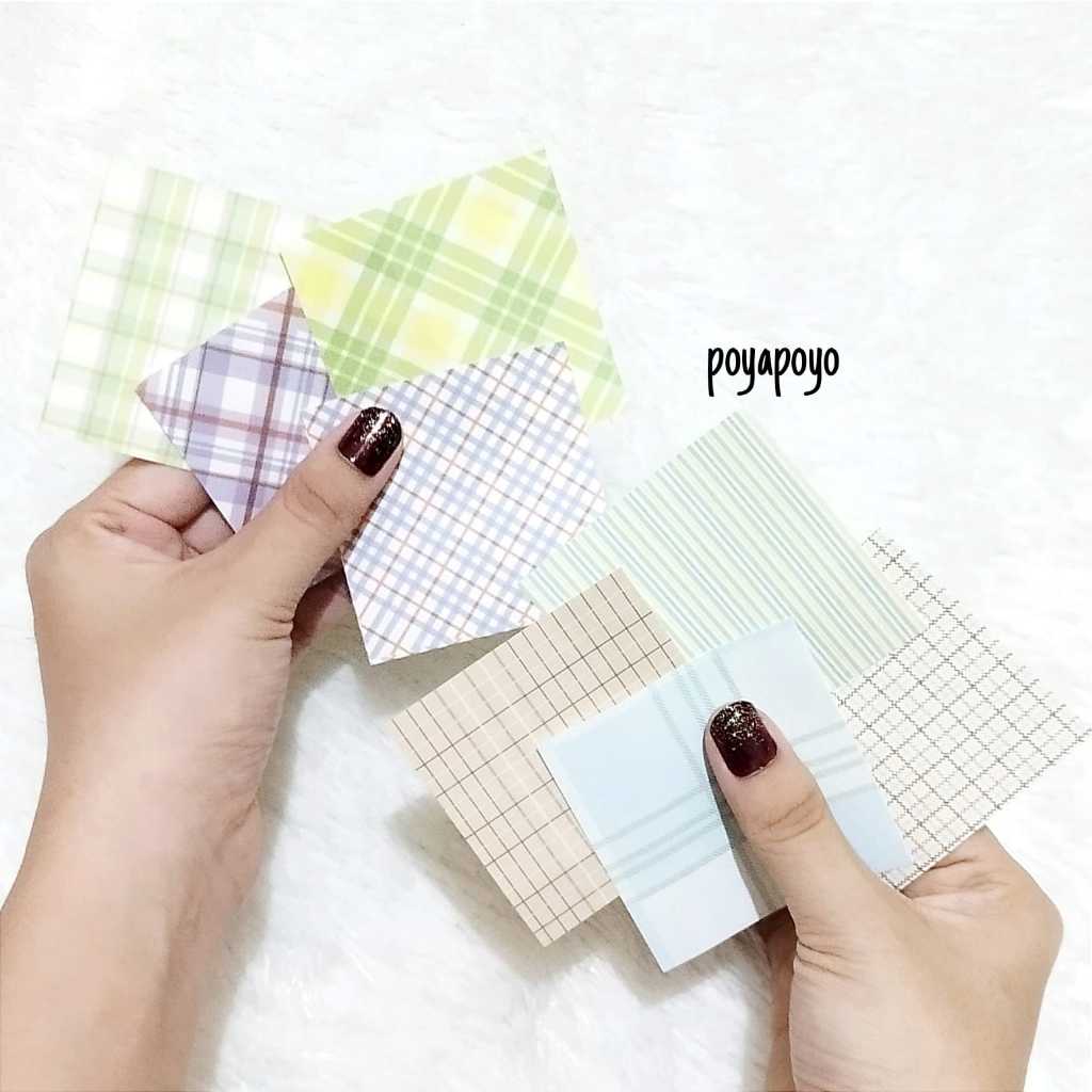 Notepad memo aesthetic notepad memo grid series lucu memo kertas motif kotak notepad journaling lucu