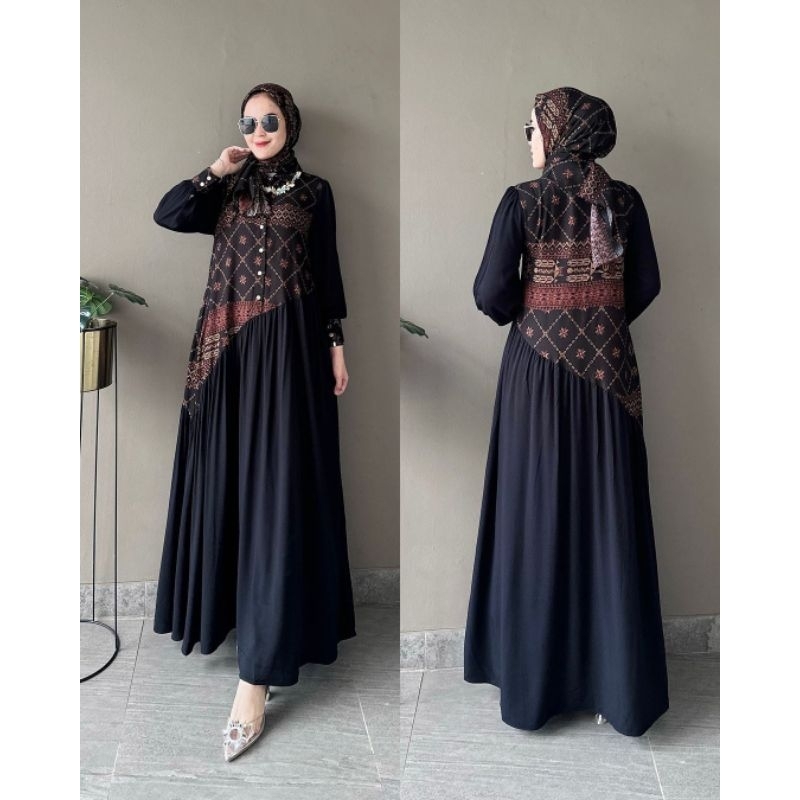 GAMIS SERONG ETNIK // ZARA SET KOMBII ORIGINAL