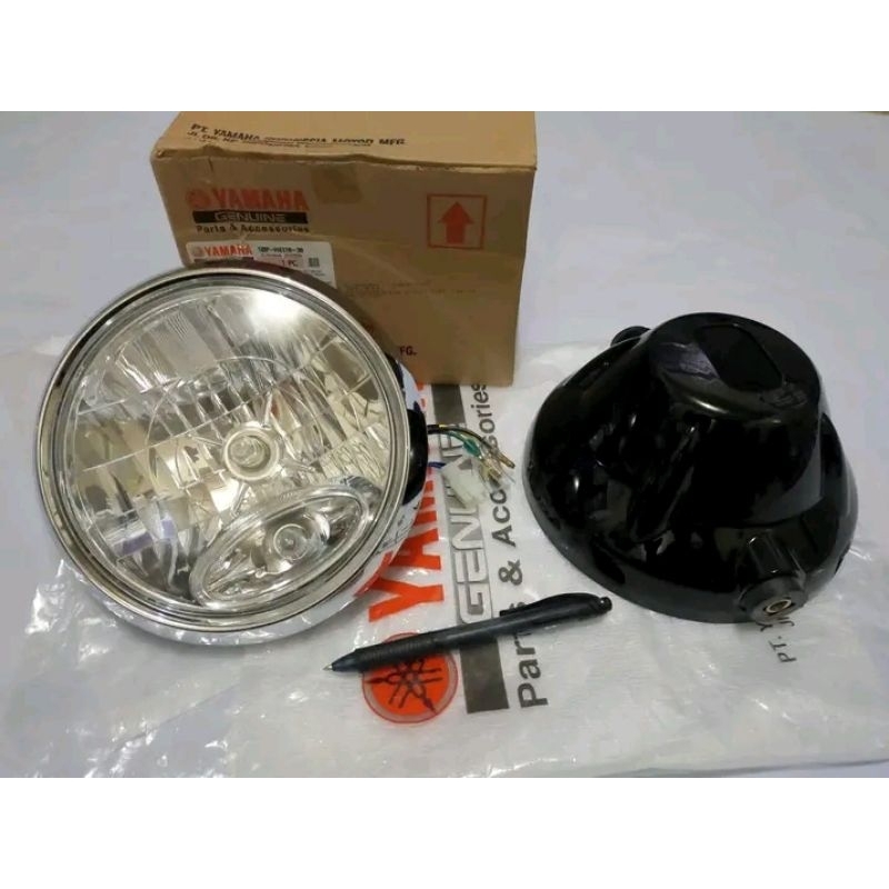 LAMPU DEPAN BULAT FULLSET RX KING PEREDAM ORIGINAL YAMAHA
