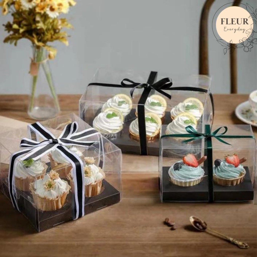 BOX CUPCAKE Box Muffin Box Kue Ulang Tahun Packaging Kue Box Mika Kue