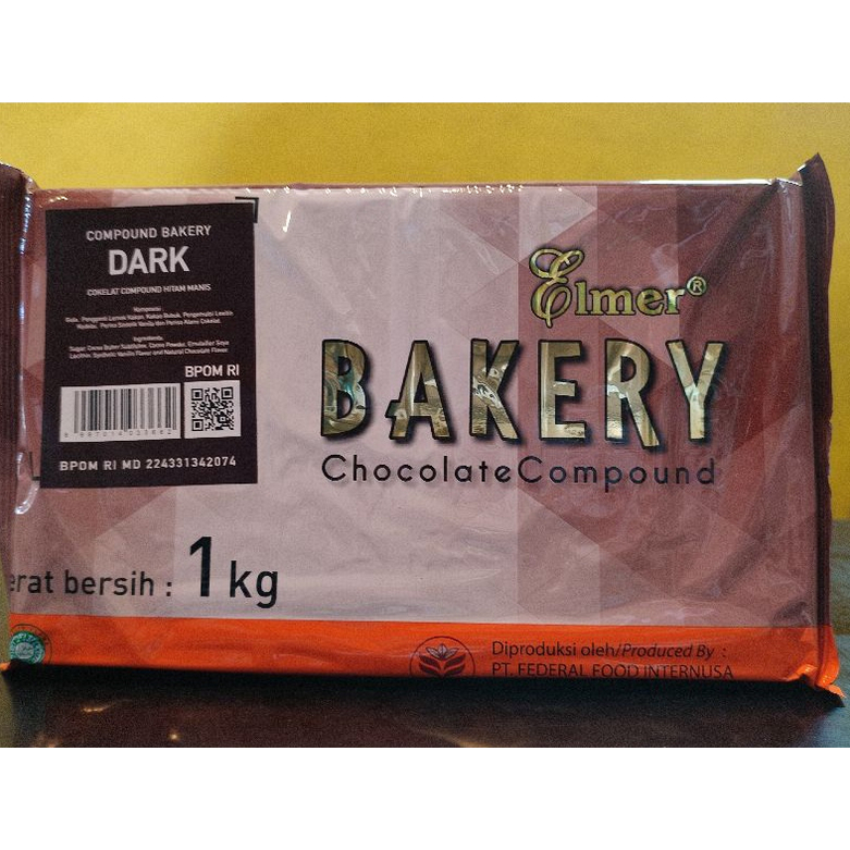 

ELMER BAKERY COMPOUND DARK/WHITE 1kg/ELMER DCC DARK&WHITW 1KG