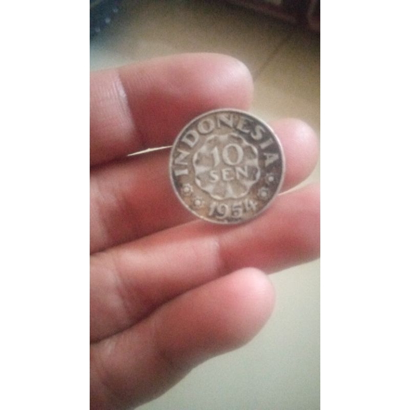 koin jadul 10sen 1954