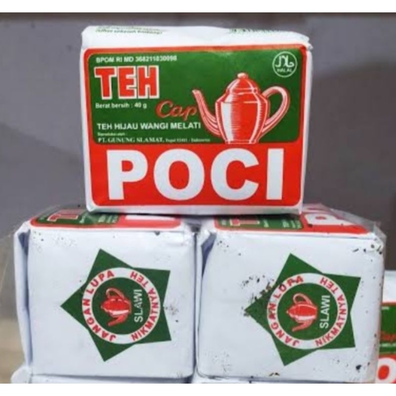 

Teh Poci Hijau 40gr (1slop/pack isi 10 pcs)