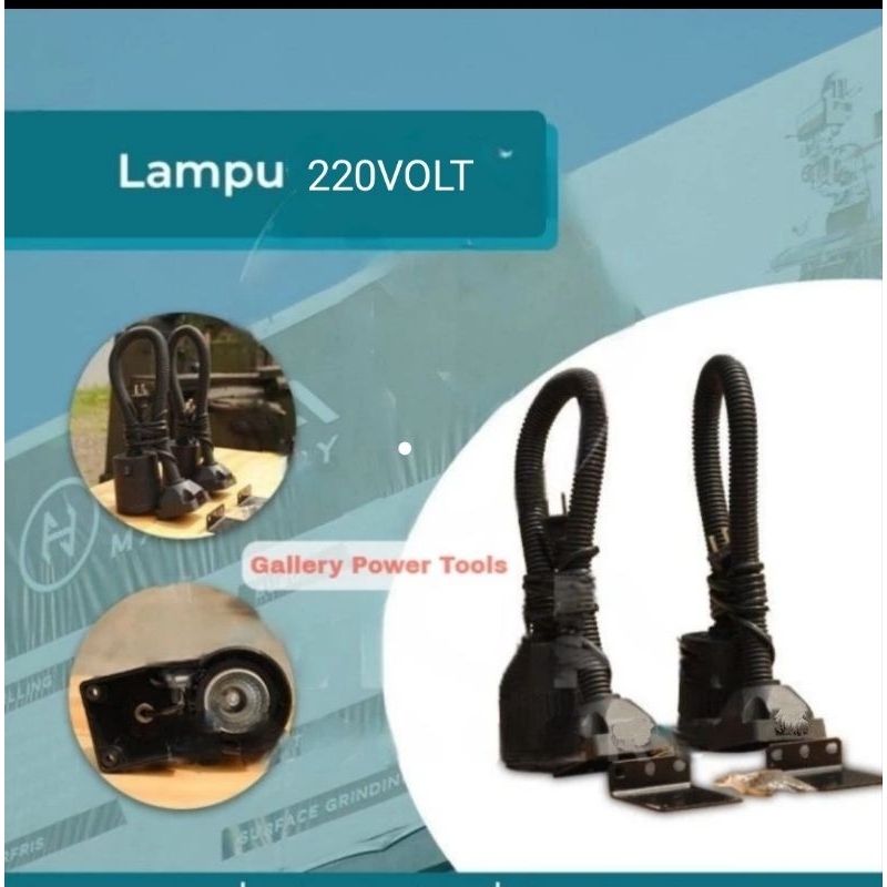 Lampu Kerja Lembur mesin milling Bor frais cnc bubut fleksibel 220 Volt
