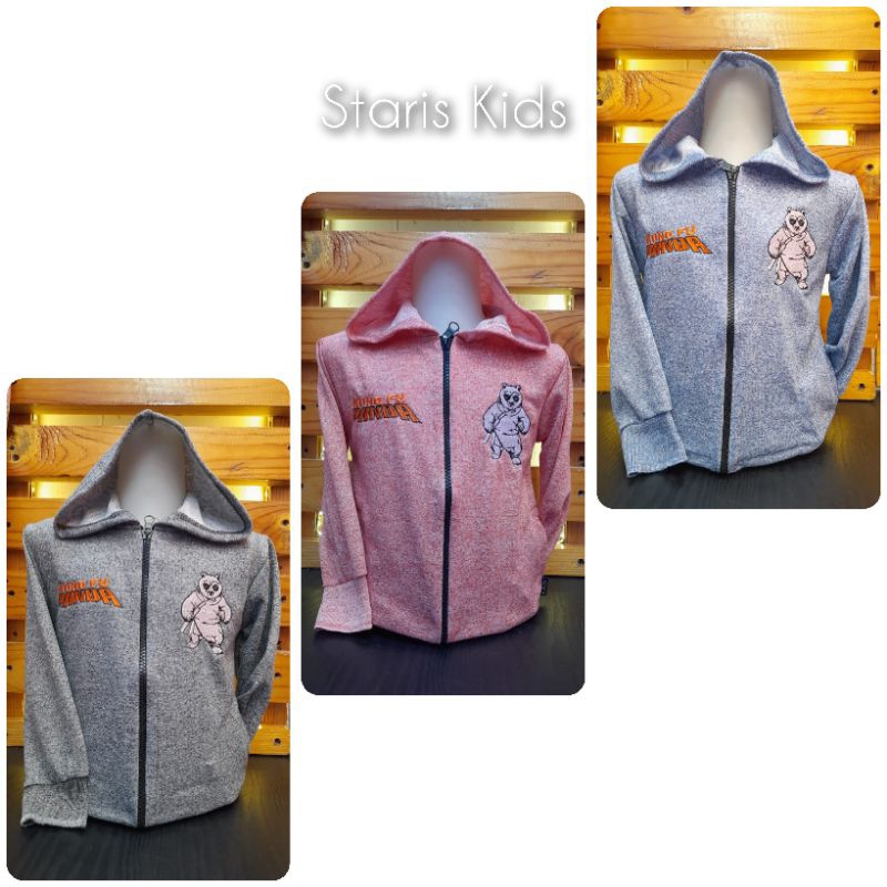 Model Terbaru/Jaket Anak Laki-Laki Kungfu Panda Bahan Two Tone/Kids Jacket/Jaket Anak Laki-laki 5 Ta