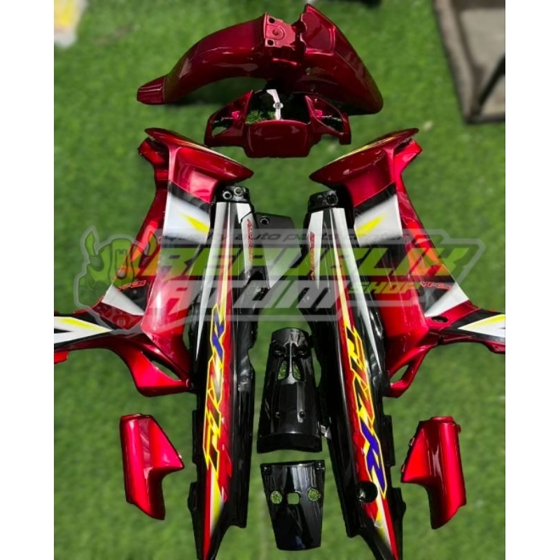 full set body bodi yamaha fizr f1zr fiz r hitam merah maron 2003 full set halus yamaha fizr fiz r fi