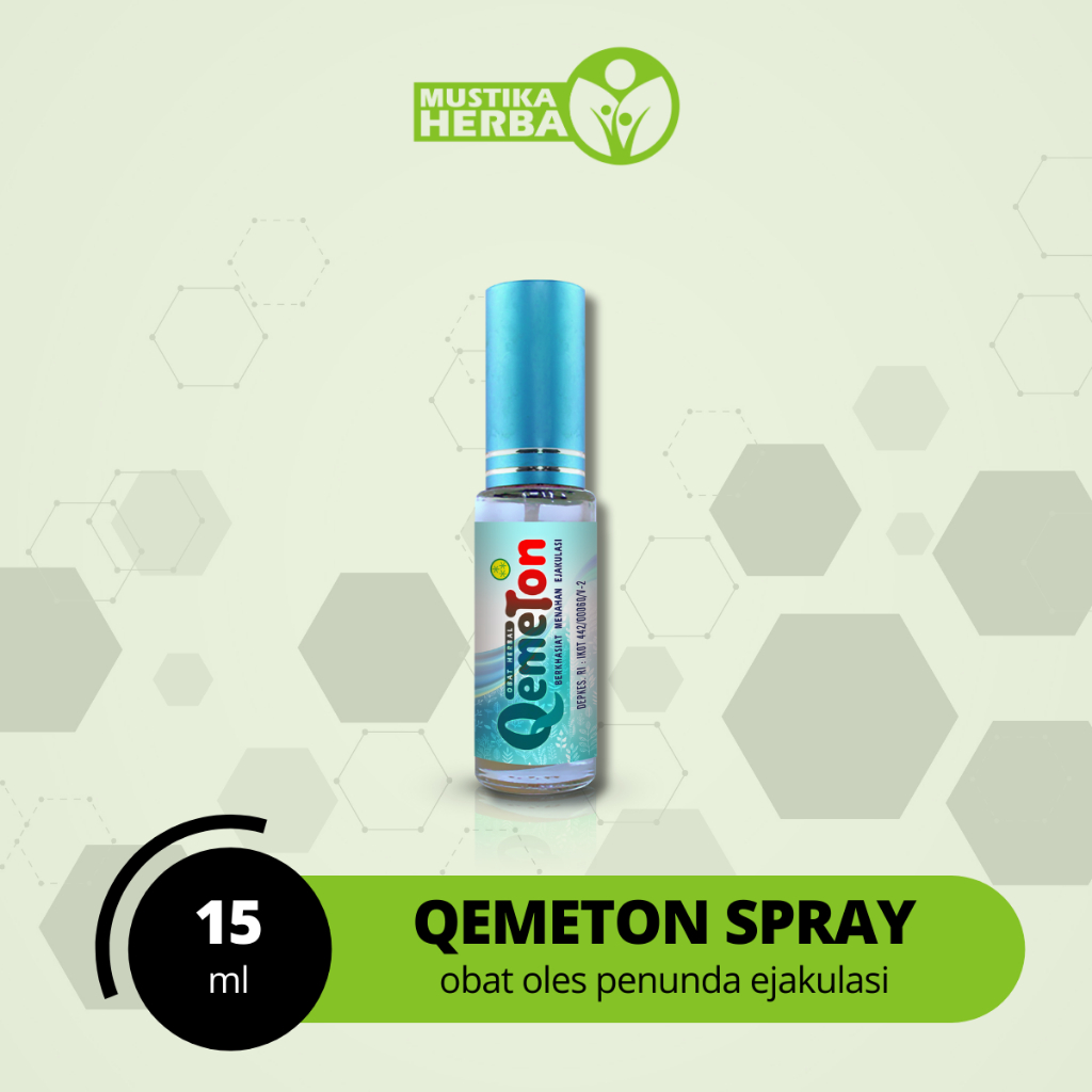 Obat Oles Kuat Sex Pria Tahan Lama Atasi Ejakulasi Dini QEMETON SPRAY Asli Original isi 15 ml