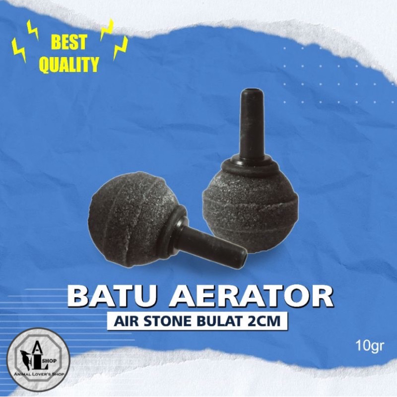 Batu aerator air stone batu aerator bulat filter oksigen aquarium