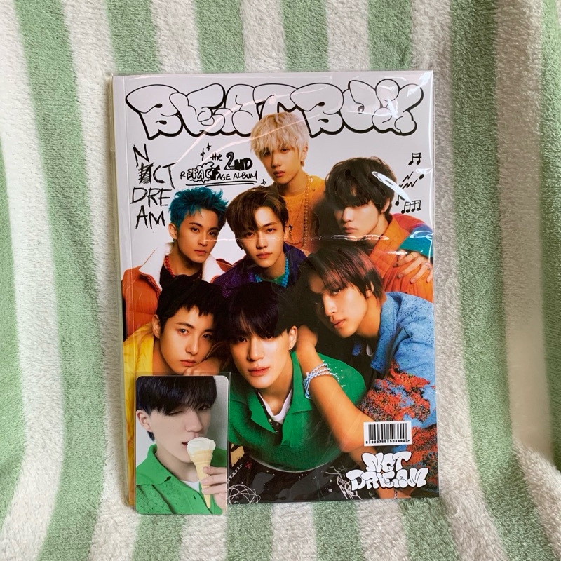(BACA DESC) ALBUM PHOTOBOOK VER. BEATBOX NEW SCHOOL VER. PC JENO / PHOTOCARD
