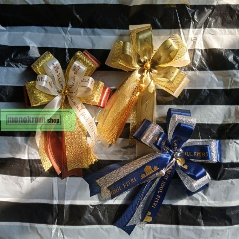 

Pita Jadi, Pita Hampers, Pita Souvenir, Pita Kado Pita Tassel Pita Motif - Elegant Lebaran Idul Fitri