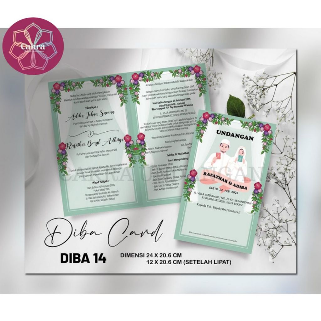 

Diba 14 Blangko Undangan Pernikahan CAKRA