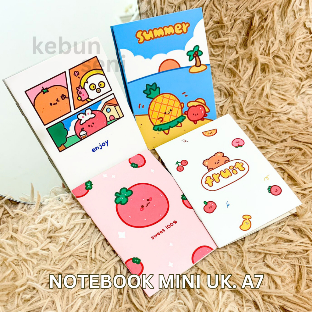 

Simple Mini Notebook Notepad Buku Catatan Bergaris Jurnal Ukuran A7 isi 16 Lembar TERMURAH! | BK-1106