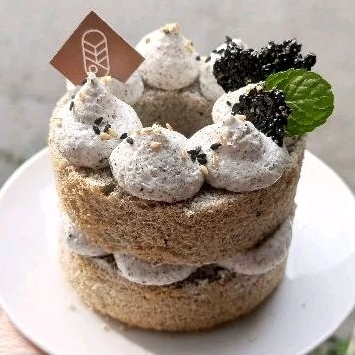

Mini Chiffon Cake - Black Sesame