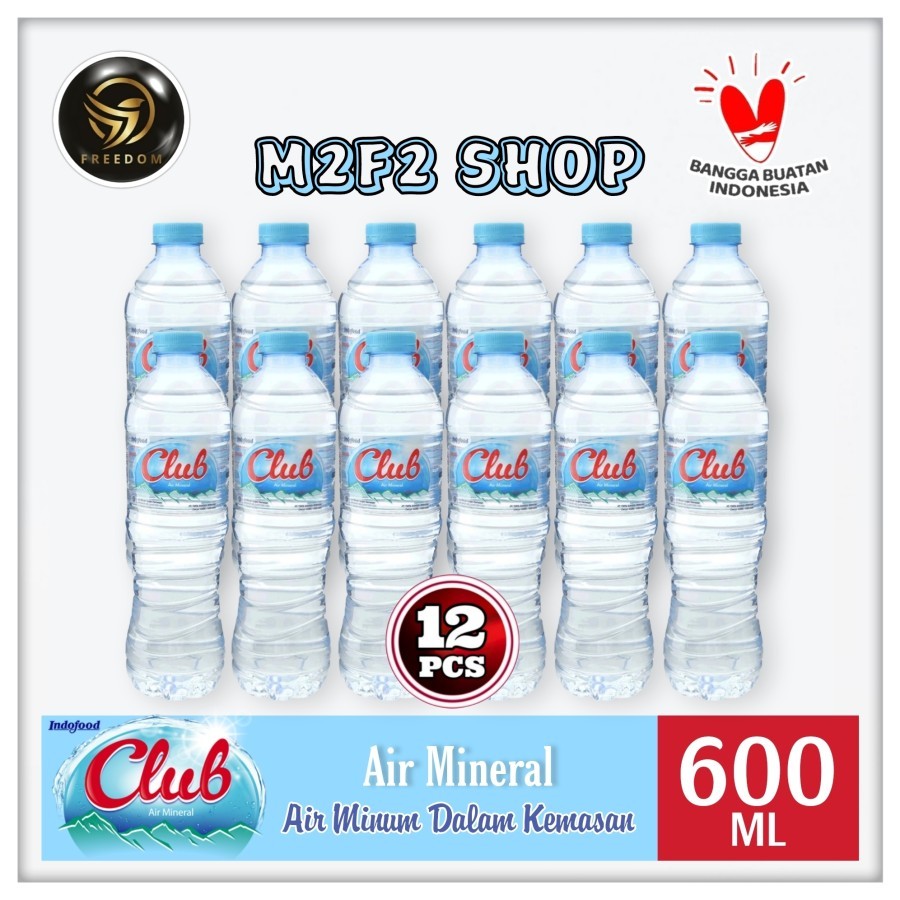 

Air Mineral Club Tanggung Botol Plastik Pet - 600 ml (Kemasan 12 Pcs)