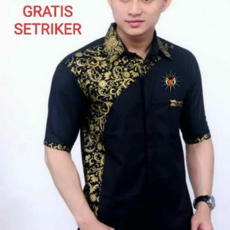 KEMEJA BATIK BORDIR PSHW | KEMEJA PSHW | KEMEJA BATIK
