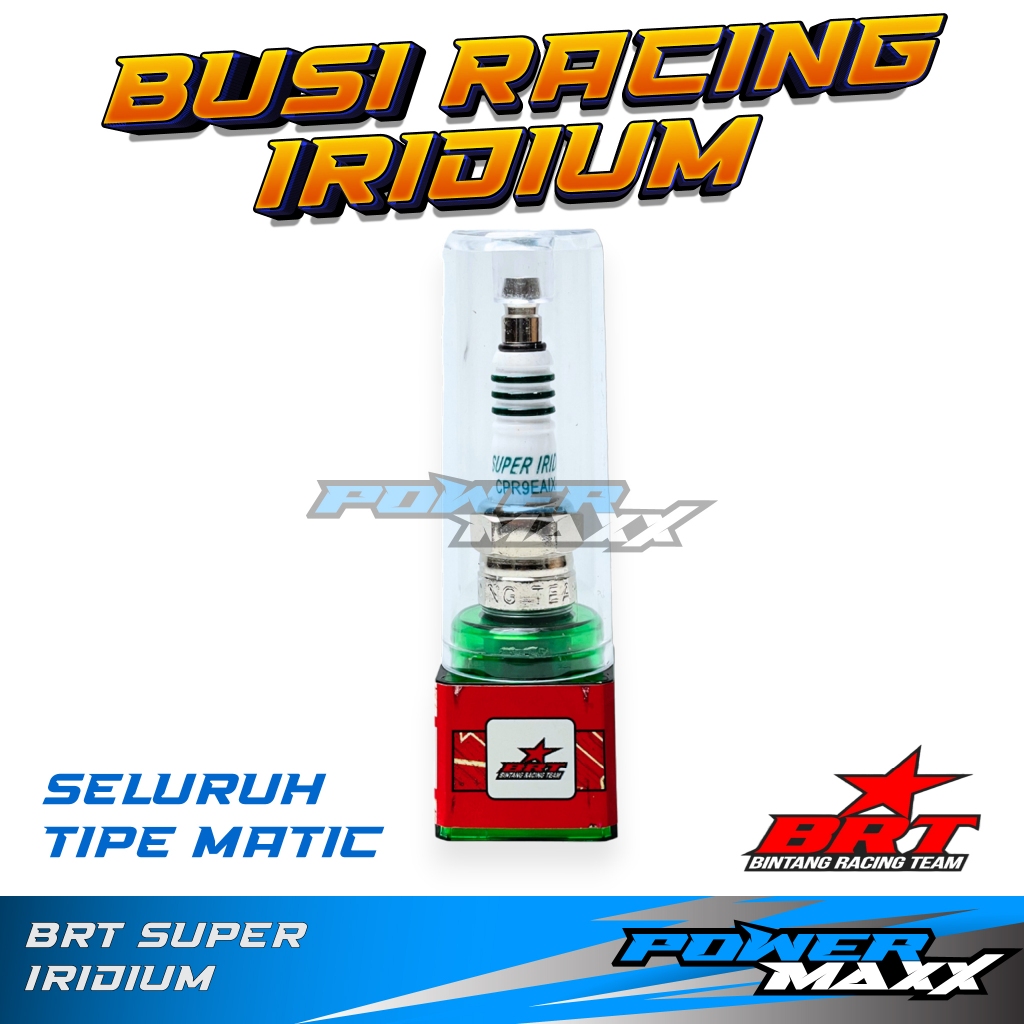 BUSI RACING BRT SUPER IRIDIUM beat scoopy vario spacy pcx adv genio 110 125 150 160 mio j m3 smile z