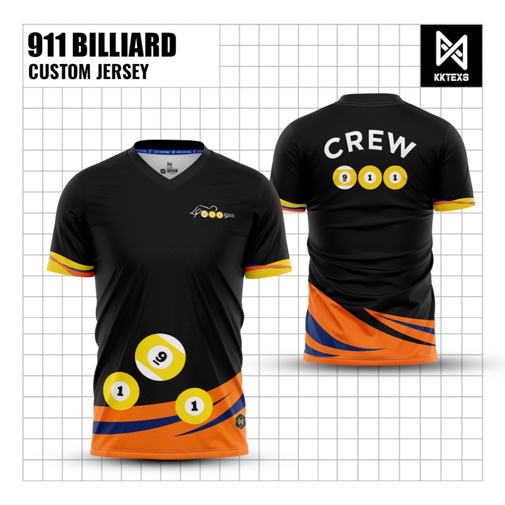 Jersey Billiard | 911 Billiard | Kaos 911 Billiard | Kaos Billiard | Jersey Custom | Kaos Olahraga