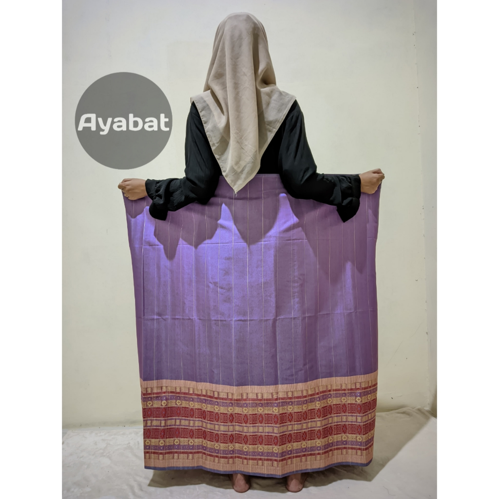 Sarung songket palembang asli bridesmaid full prada / Sarung songket wanita bugis makasar kotak terb
