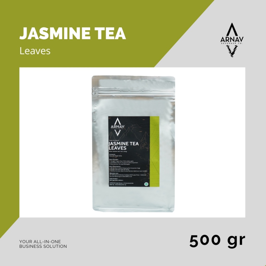 

Arnav Daun Teh Jasmine 500 Gr - Premium Jasmine Tea Leaves