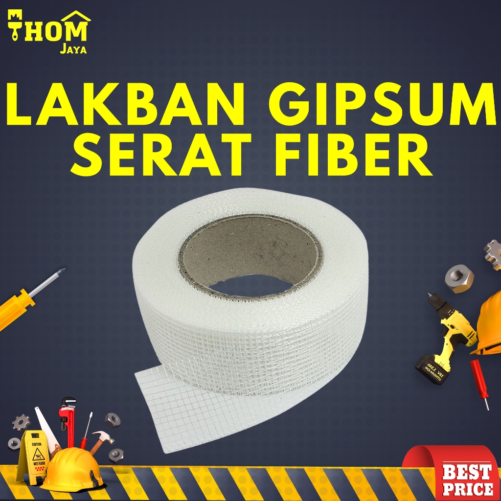 LAKBAN GIPSUM / PERBAN GIPSUM / SERAT FIBER GIPSUM / LAKBAN PLAFON / FIBER GRC / LAKBAN GRC