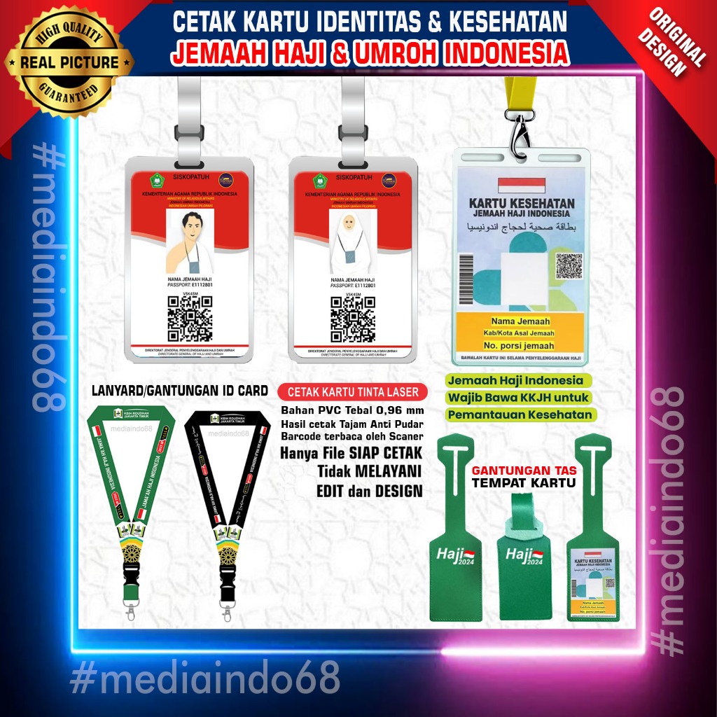 

Cetak UV IDCARD_Kartu Kesehatan Jemaah Haji_Umroh