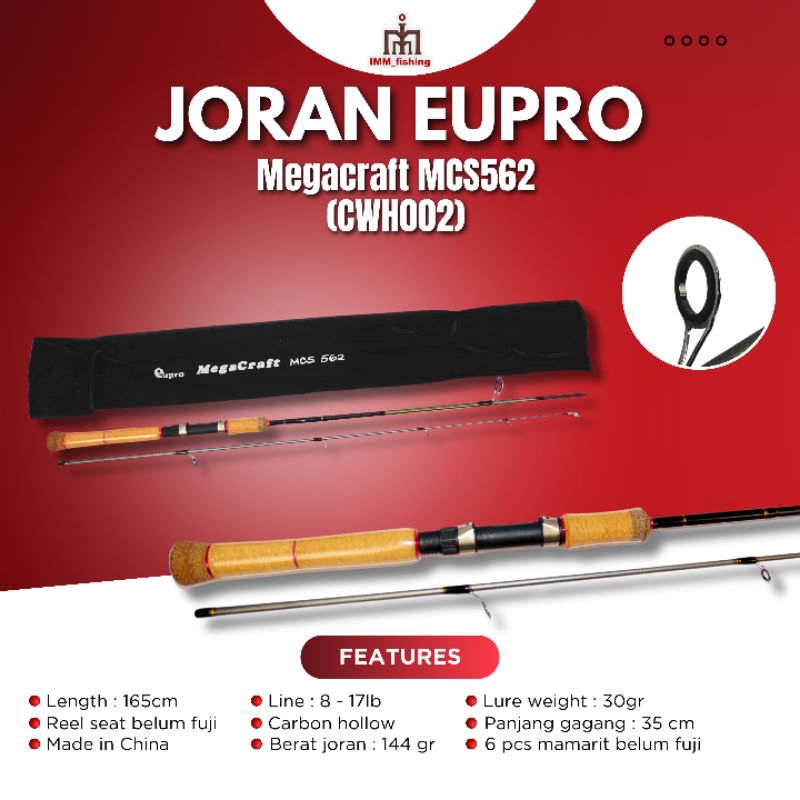 JORAN EUPRO MEGACRAFT | Tongkat Pancing | Fishing Rod