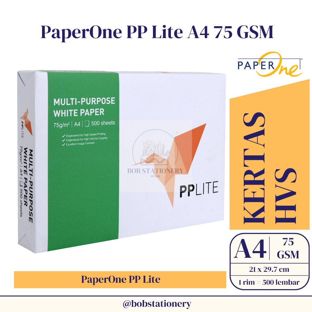 

PaperOne PP Lite A4 75 GSM Kertas HVS