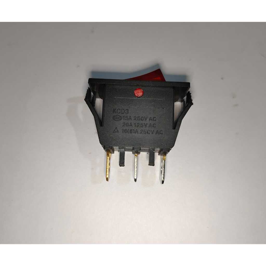 Switch ON OFF Gepeng 3 Kaki Saklar Lampu Tombol I&O KCD3
