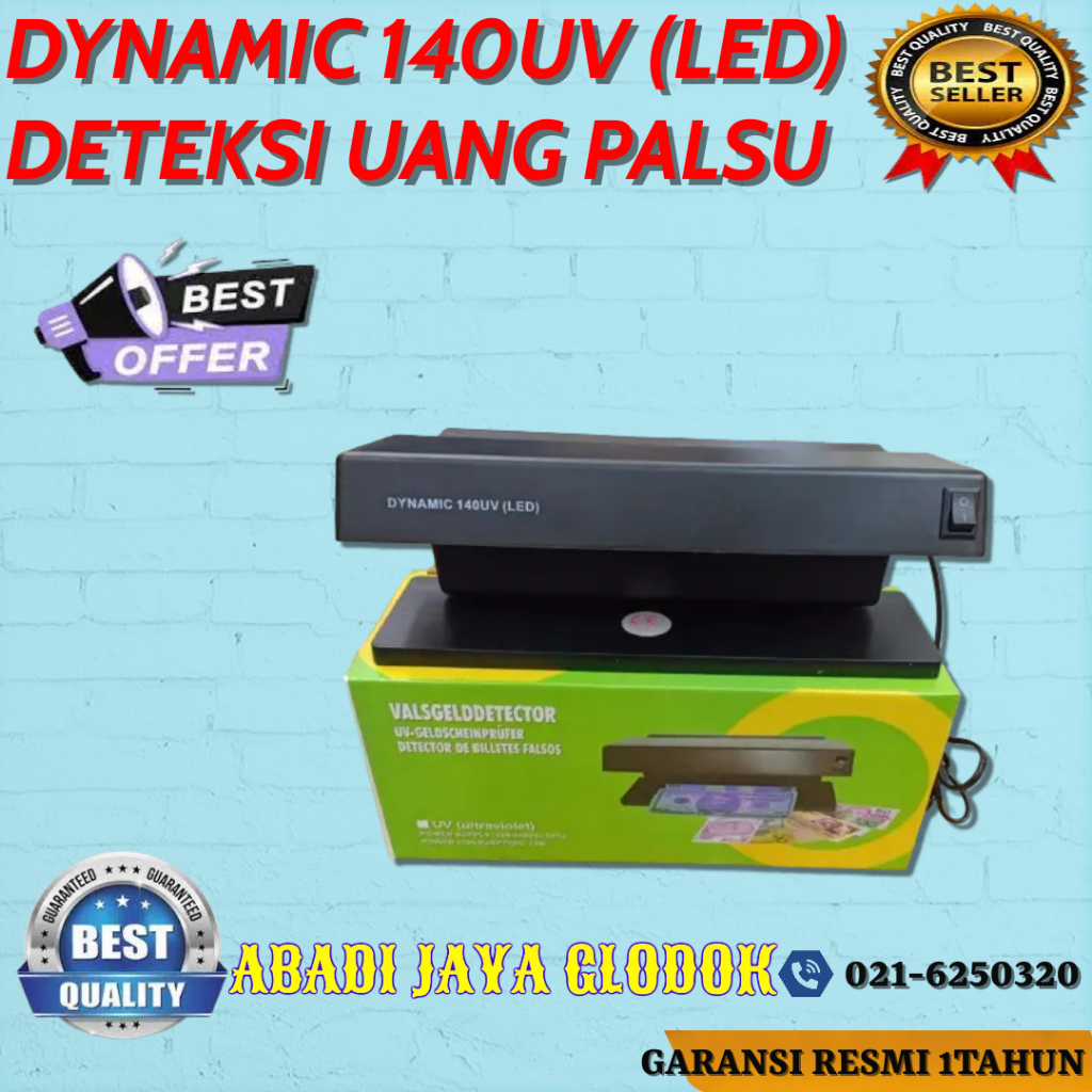 DYNAMIC 140UV (LED) DETEKSI UANG PALSU
