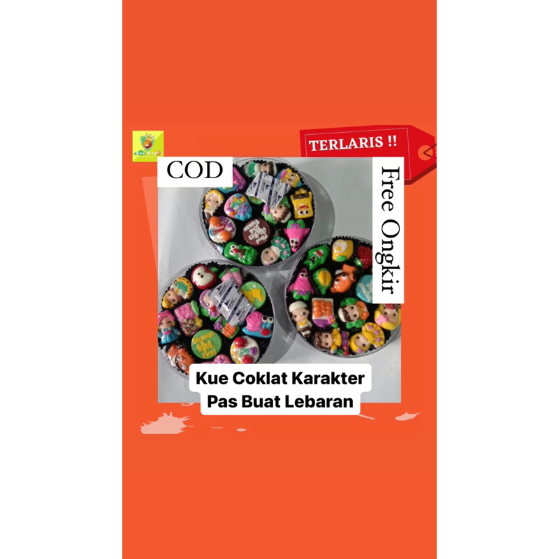 

Kue Lebaran Coklat Karakter buat lebaran Coklat anak-anak