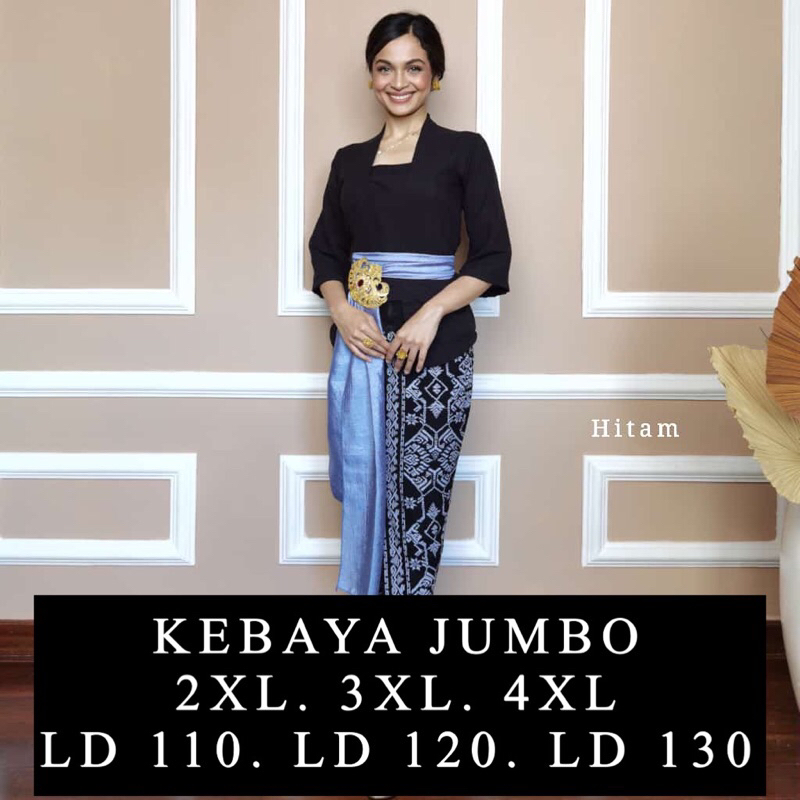 KEBAYA JUMBO SIZE 2XL LD 110 3XL  LD 120 4XL LD130 | KEBAYA BALI CRINGKEL MILAN | SETELAN KEBAYA BIG